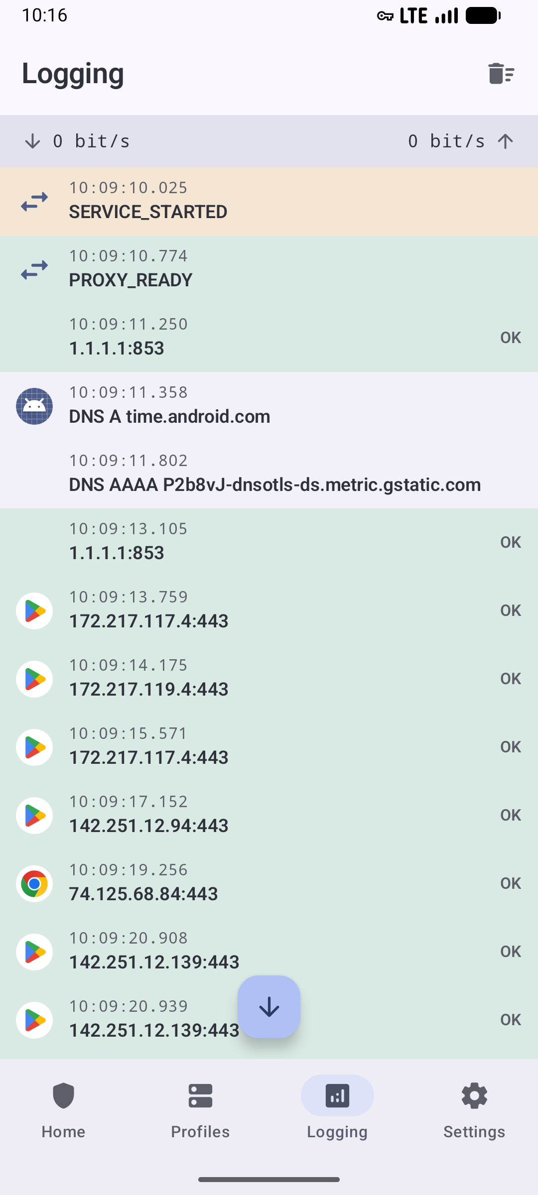 Screenshot of FreeProxy