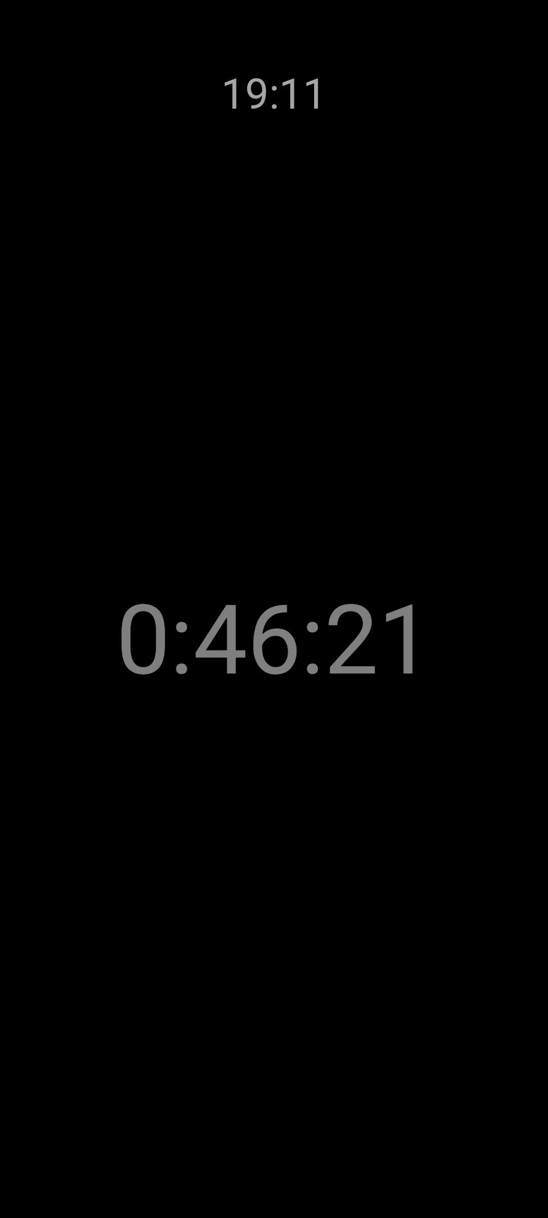 Screenshot of Tranquil Stopwatch