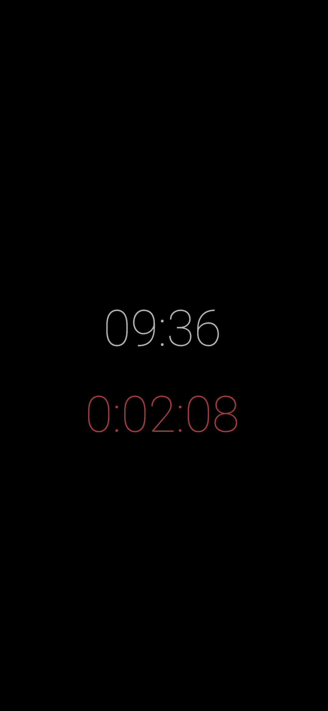 Screenshot of Tranquil Stopwatch