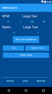 Screenshot of Metronome