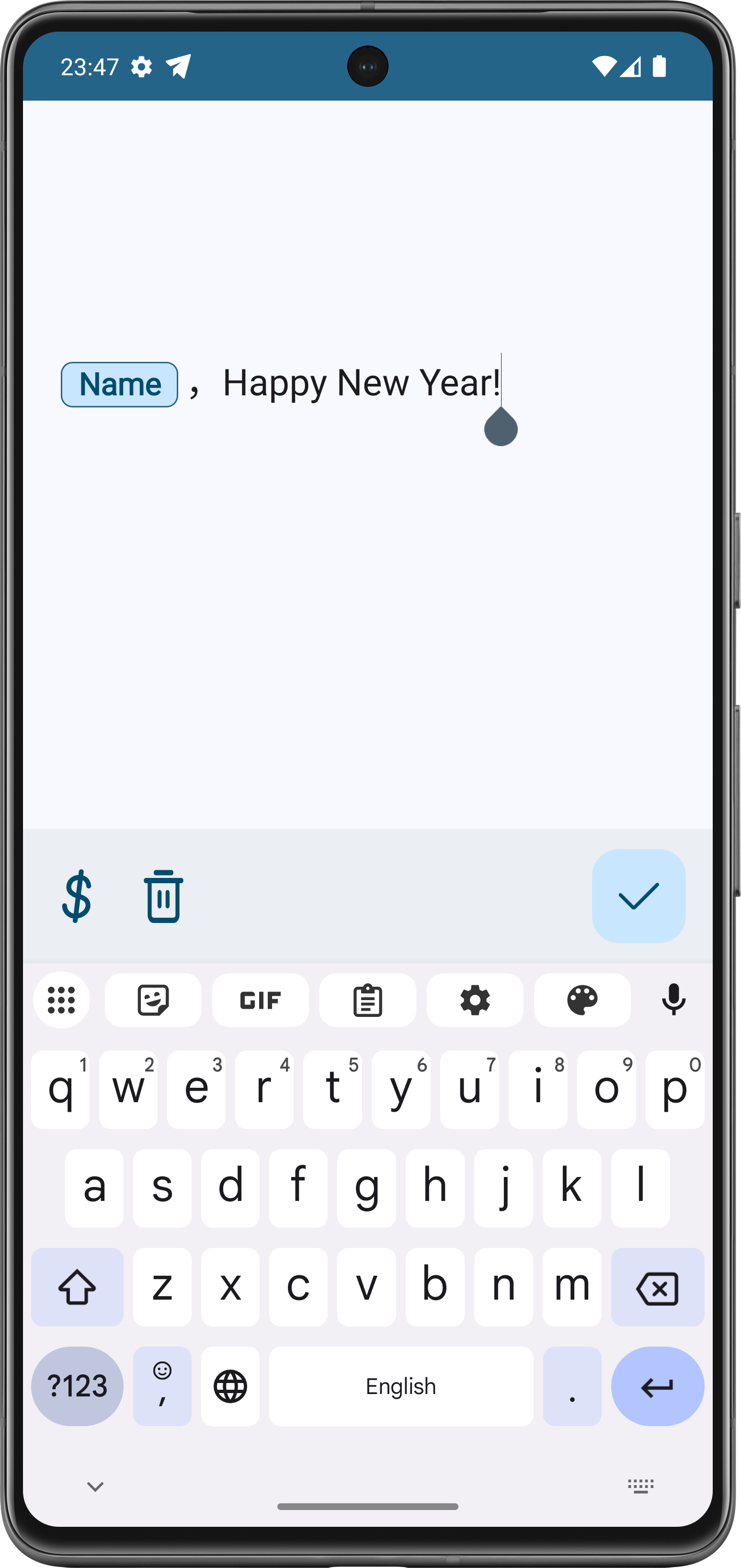 Screenshot of MsgGo
