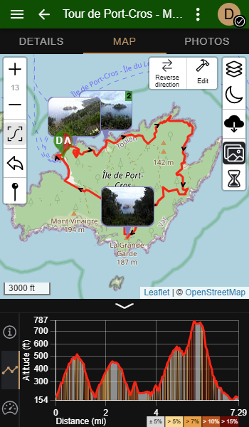 Screenshot of Trailence