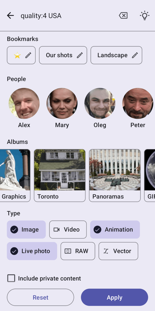 Screenshot of Gallery for PhotoPrism