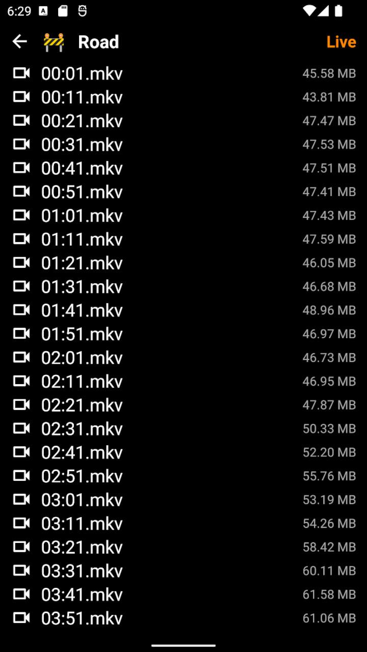 Screenshot of ONVIF Camera