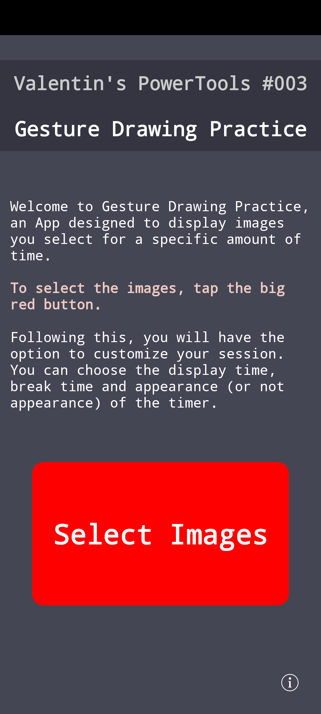Screenshot of Valentin's PowerTools #003 - Gesture Drawing Pract