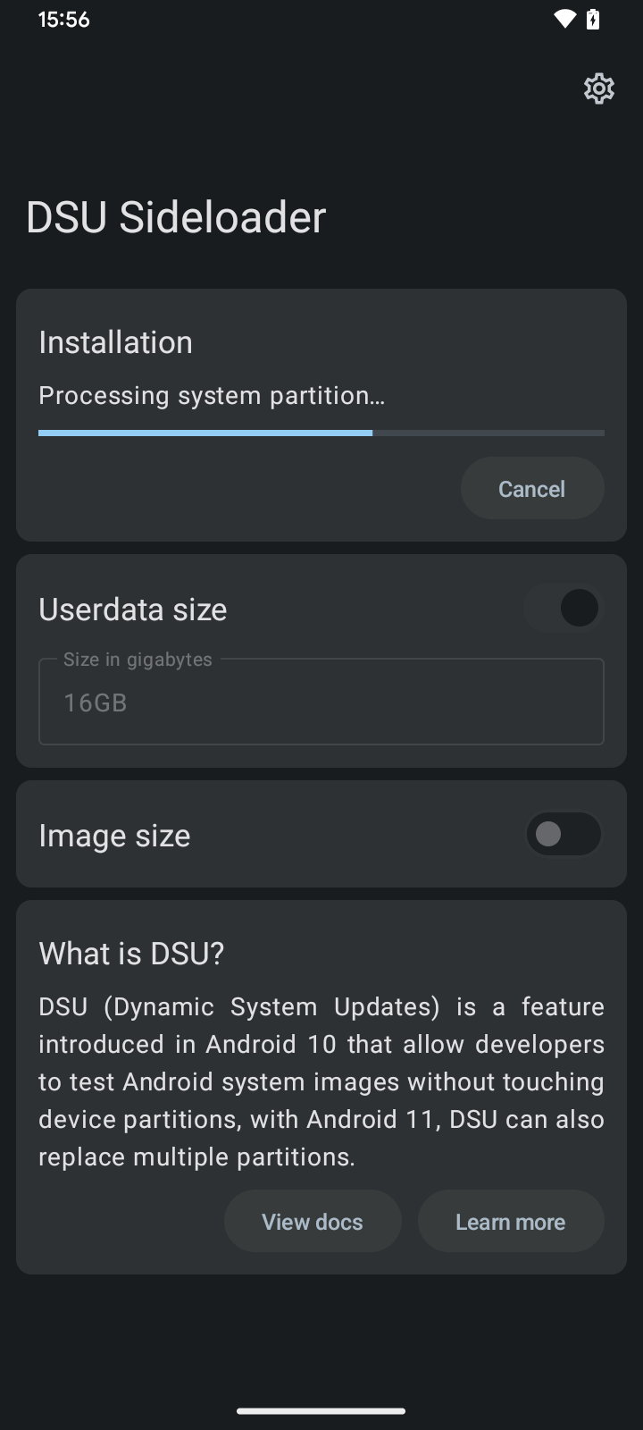 Screenshot of DSU Sideloader
