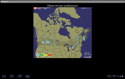 Screenshot of WiseRadar